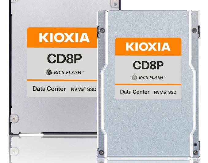 Kioxia's CD8P SSD Unveiled: Up to 30.72 TB, PCI 5.0 x4 Interface